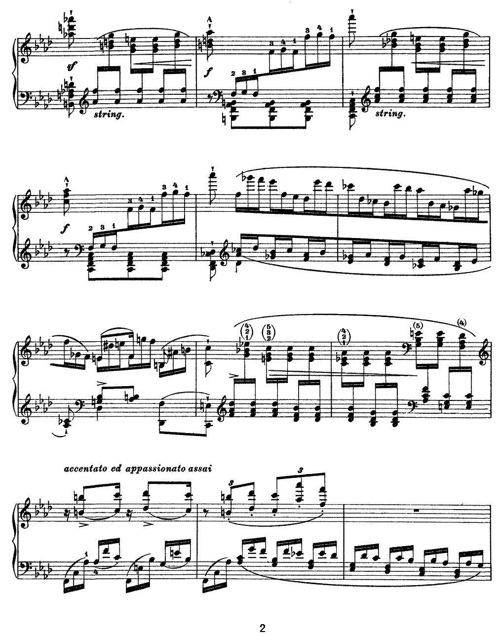 12首超级技巧练习曲：F Minor（F小调）钢琴曲谱（图2）