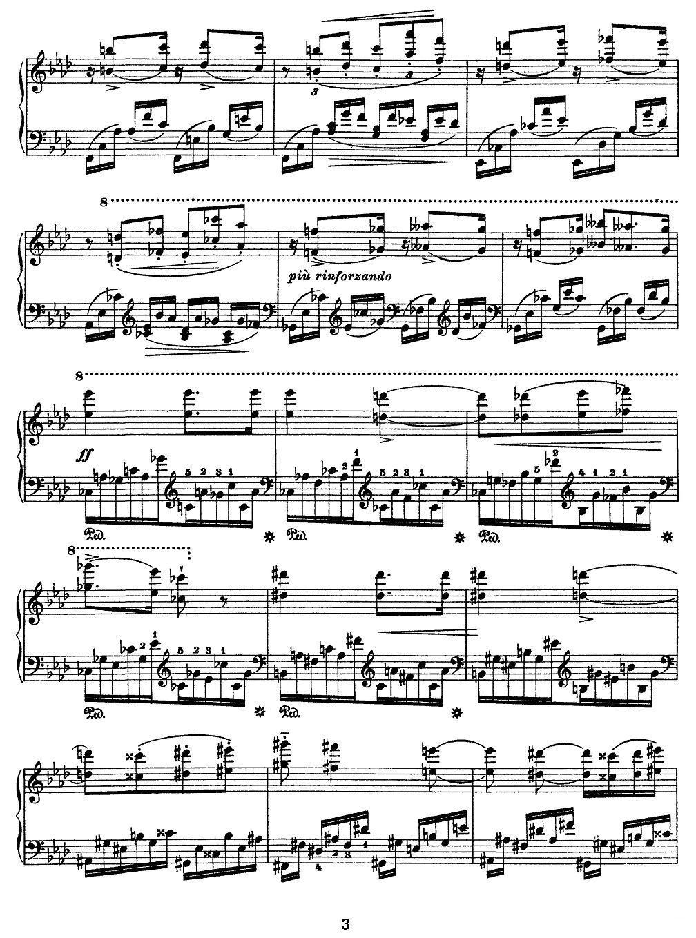 12首超级技巧练习曲：F Minor（F小调）钢琴曲谱（图3）