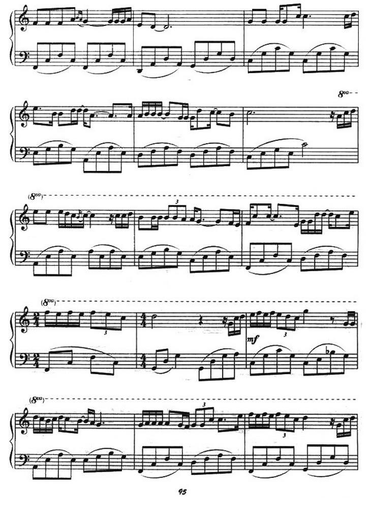 最后一次为你流泪钢琴曲谱（图4）