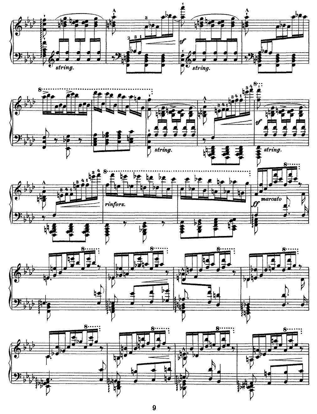 12首超级技巧练习曲：F Minor（F小调）钢琴曲谱（图9）