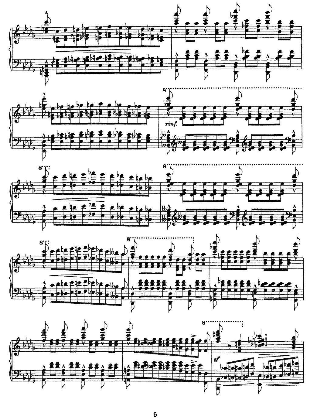 12首超级技巧练习曲：Harmonies du soir（夜之和谐）钢琴曲谱（图6）