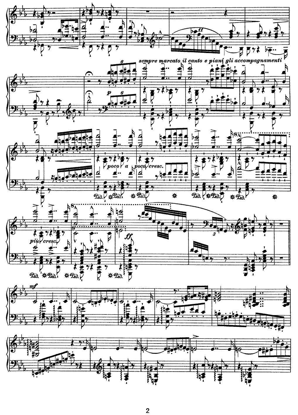12首超级技巧练习曲：Eroica（英雄）钢琴曲谱（图2）
