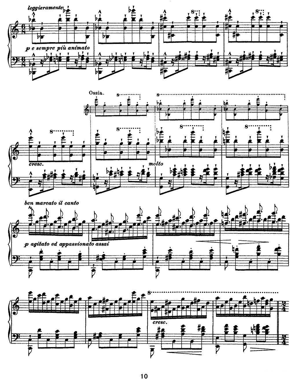 12首超级技巧练习曲：Wilde Jagd（狩猎）钢琴曲谱（图10）
