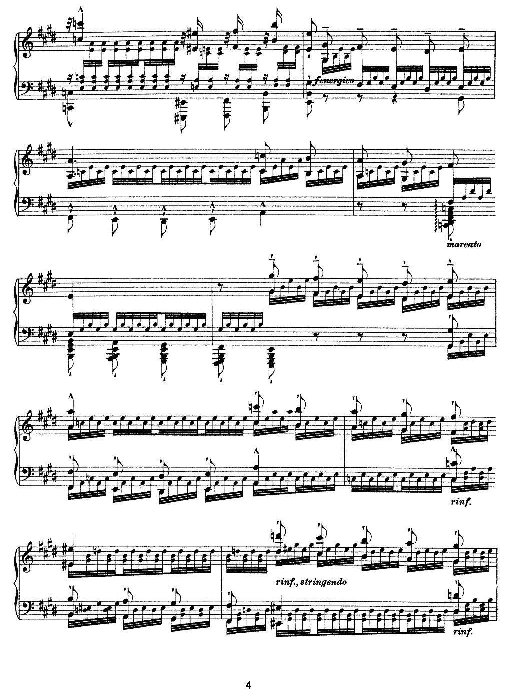 12首超级技巧练习曲：Chasse-neige（扫雪）钢琴曲谱（图4）
