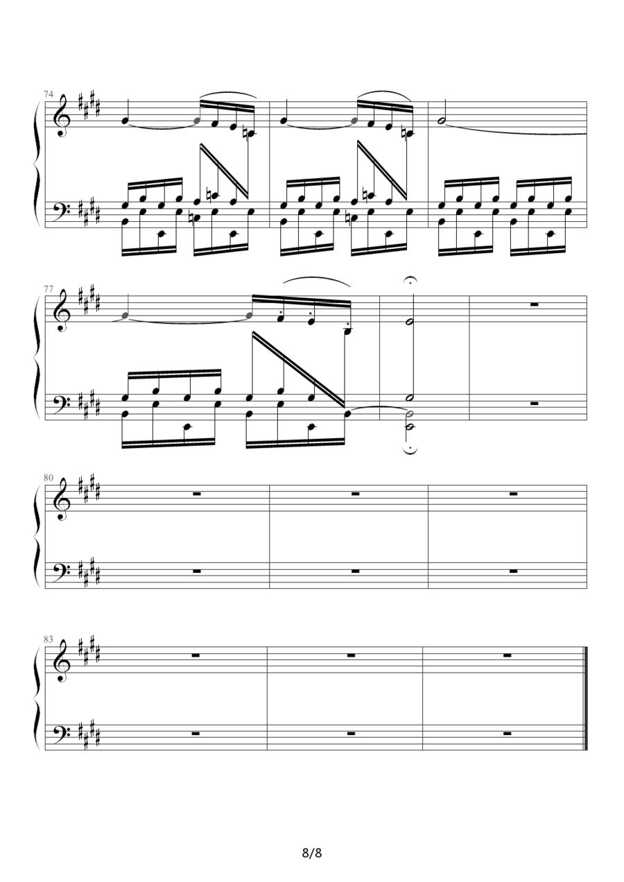 Chopin.肖邦 练习曲 Op.10 No.3 离别曲钢琴曲谱（图8）