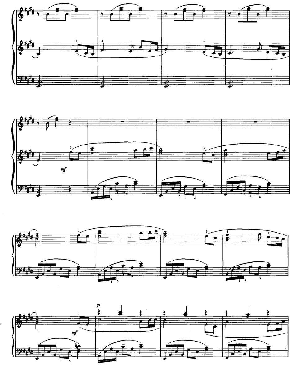 新世纪少年钢琴组曲（二）憧憬之歌钢琴曲谱（图2）