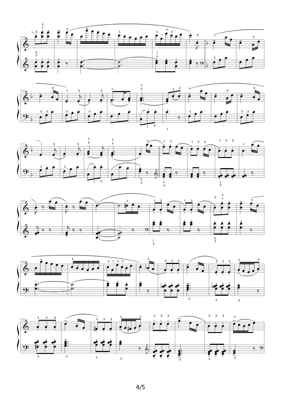 库劳—C大调钢琴小奏鸣曲（Op.55 No.1）钢琴曲谱（图4）