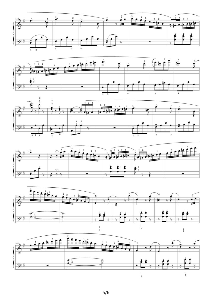 库劳—C大调钢琴小奏鸣曲（Op.55 No.2）钢琴曲谱（图5）