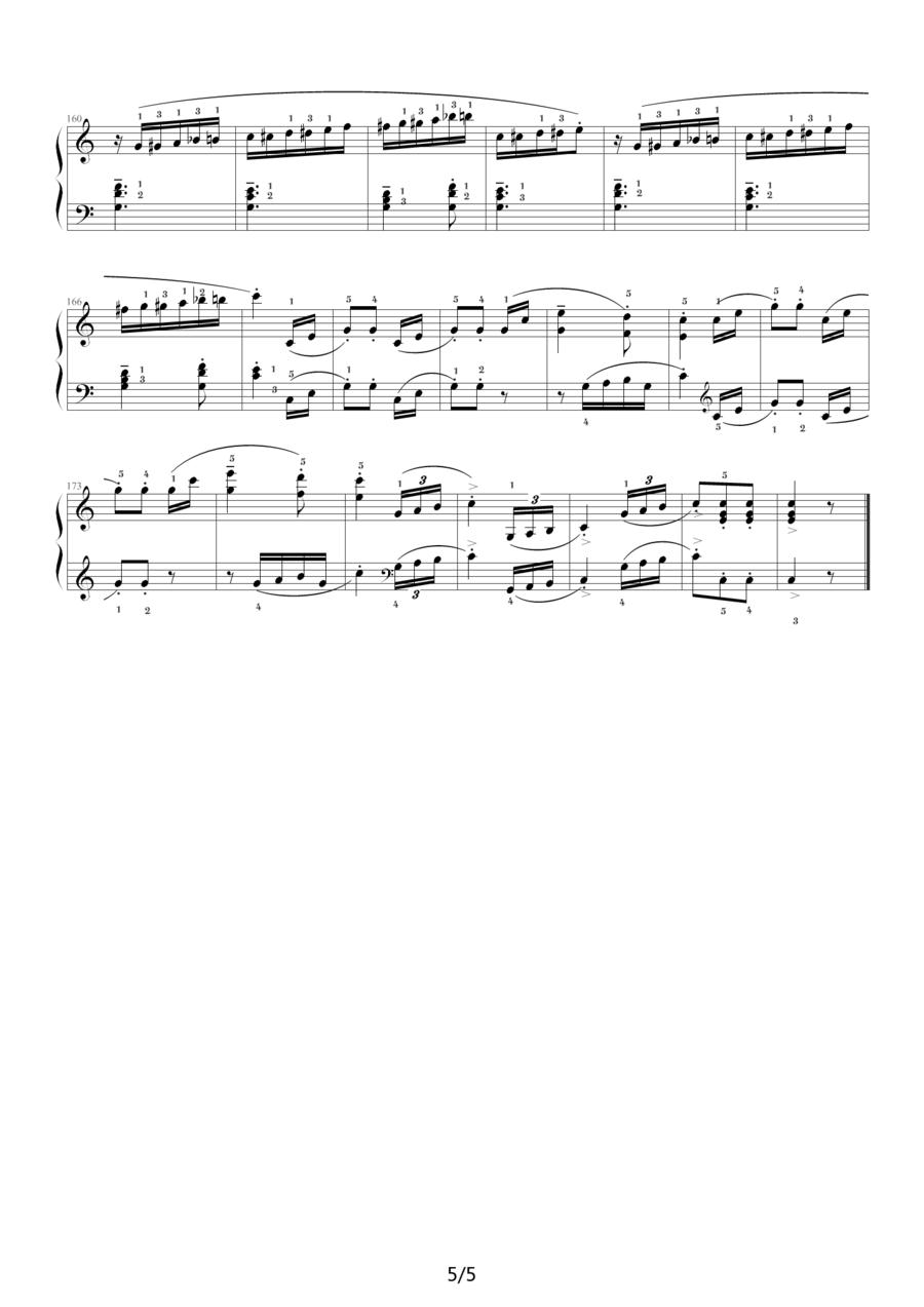 库劳—C大调钢琴小奏鸣曲（Op.55 No.1）钢琴曲谱（图5）