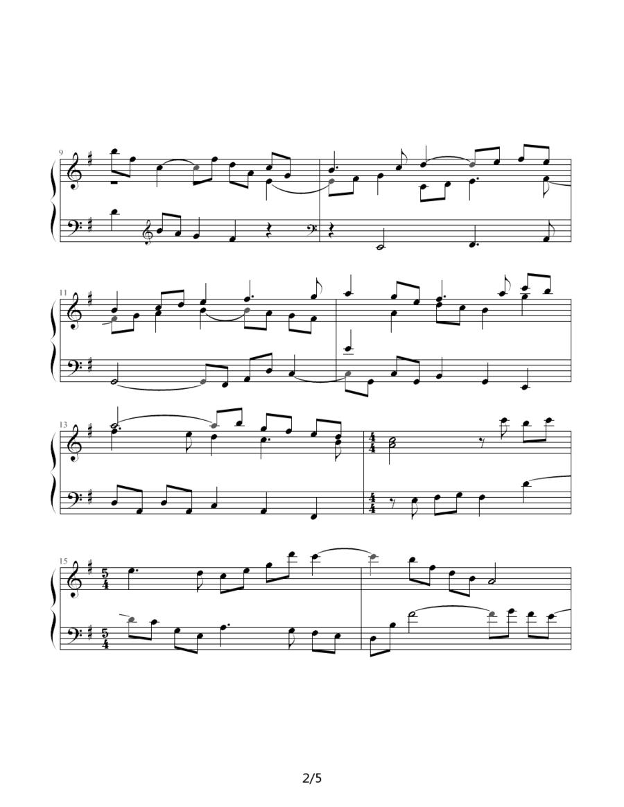 肖斯塔科维奇—前奏曲（4）：e小调钢琴曲谱（图2）