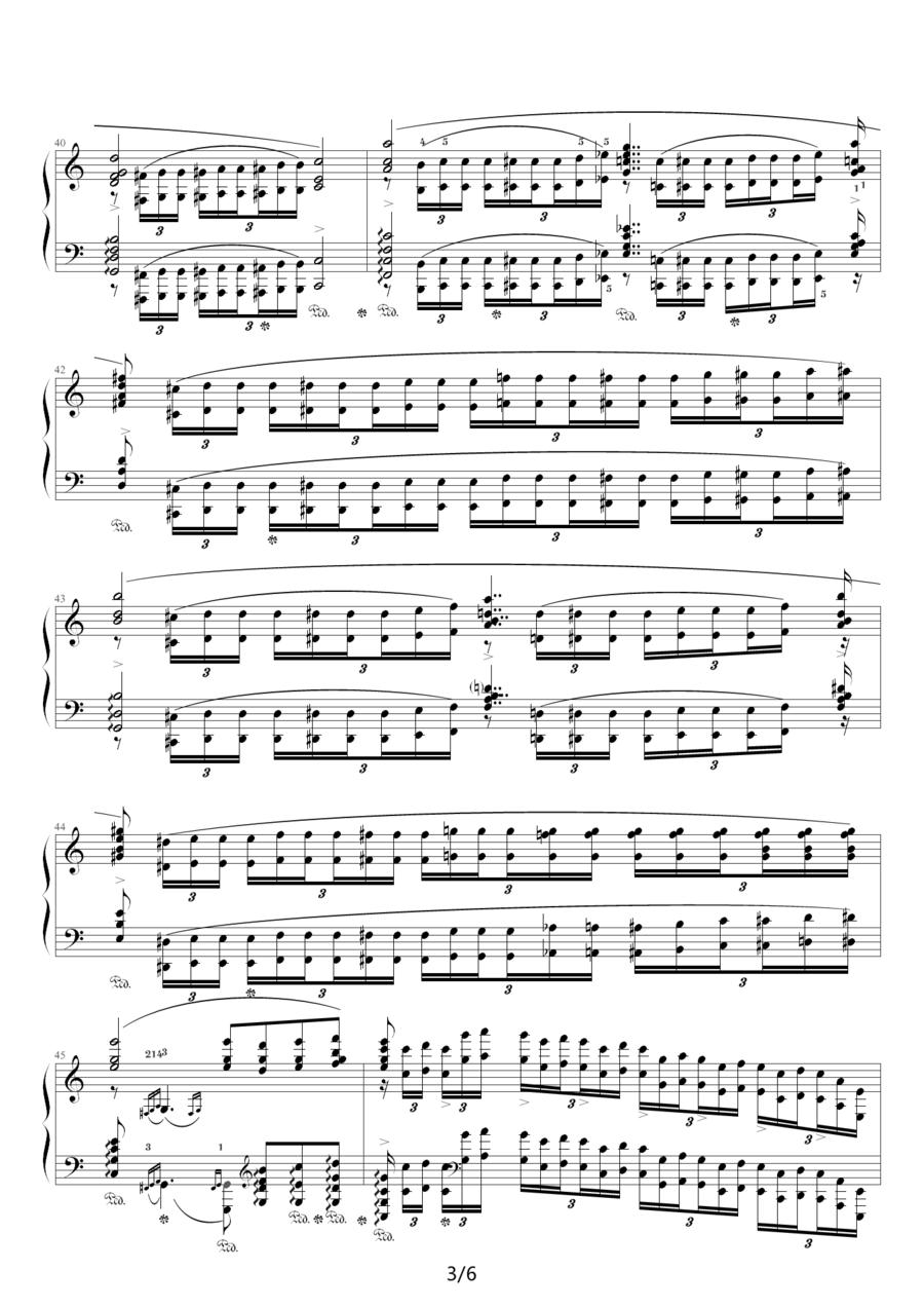 c小调夜曲，Op.48,No.1（肖邦第13号夜曲）钢琴曲谱（图3）