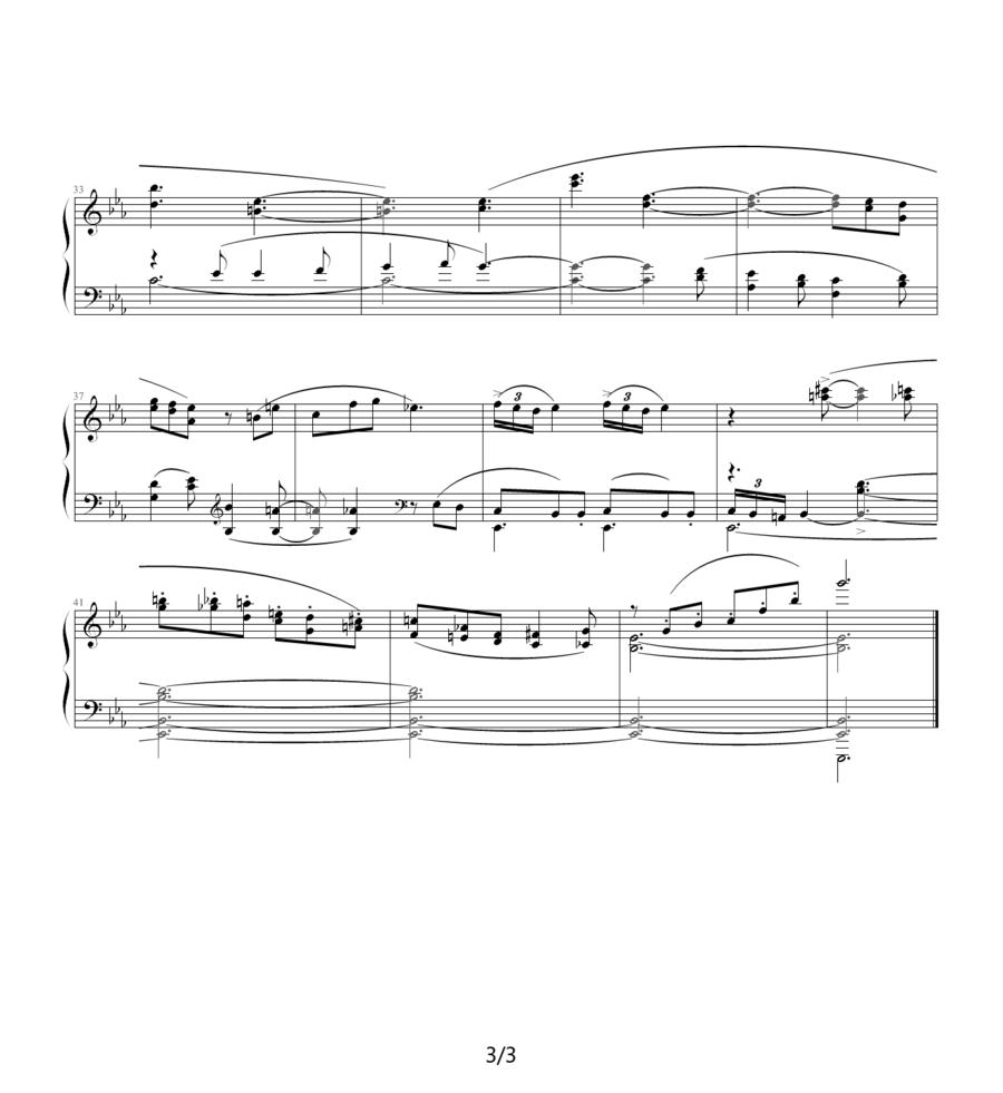 肖斯塔科维奇—前奏曲（19）：降E大调钢琴曲谱（图3）