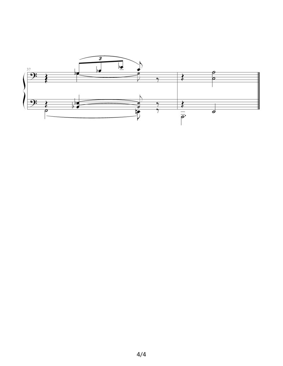 肖斯塔科维奇—前奏曲（2）：a小调钢琴曲谱（图4）