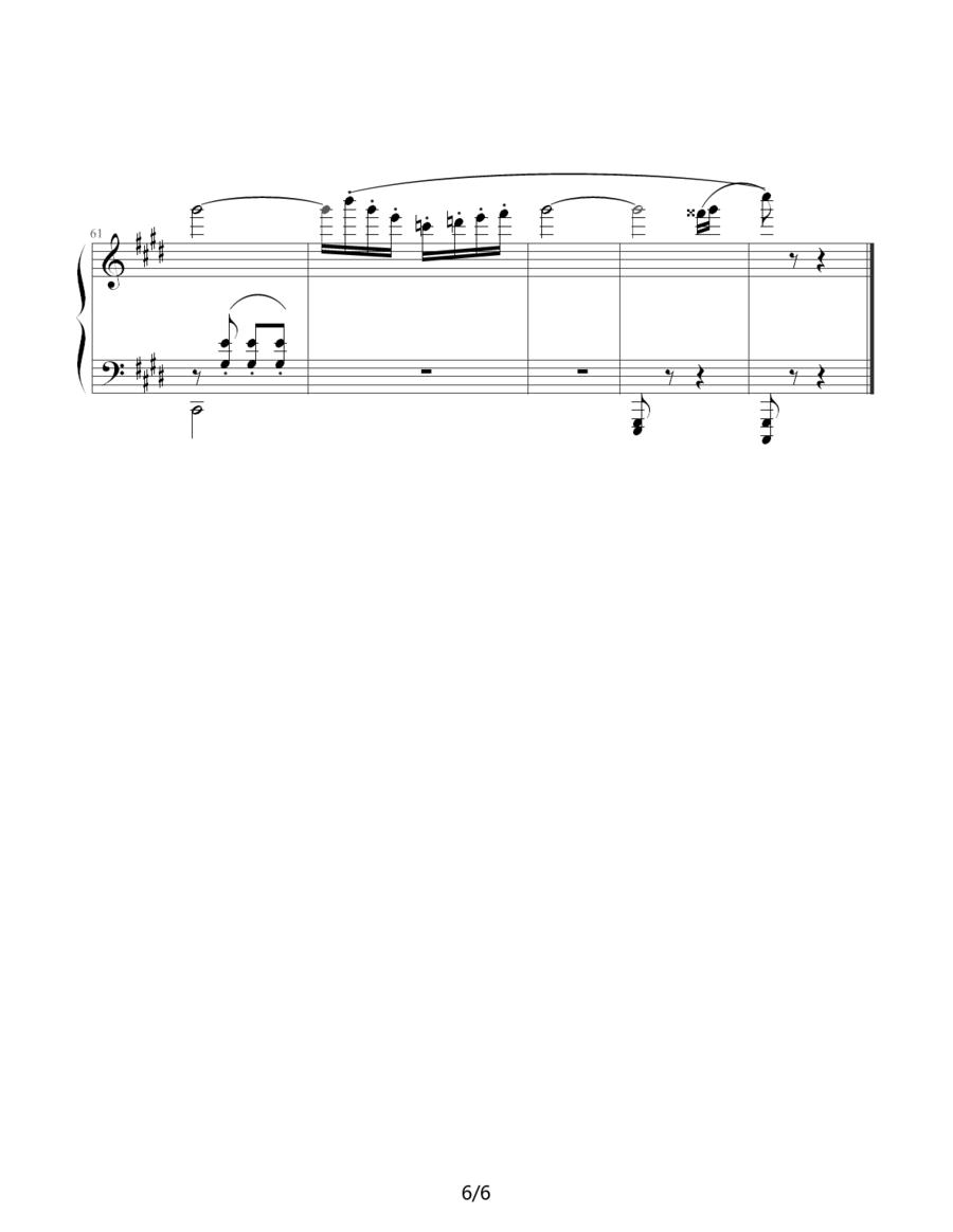 肖斯塔科维奇—前奏曲（10）：升c小调钢琴曲谱（图6）