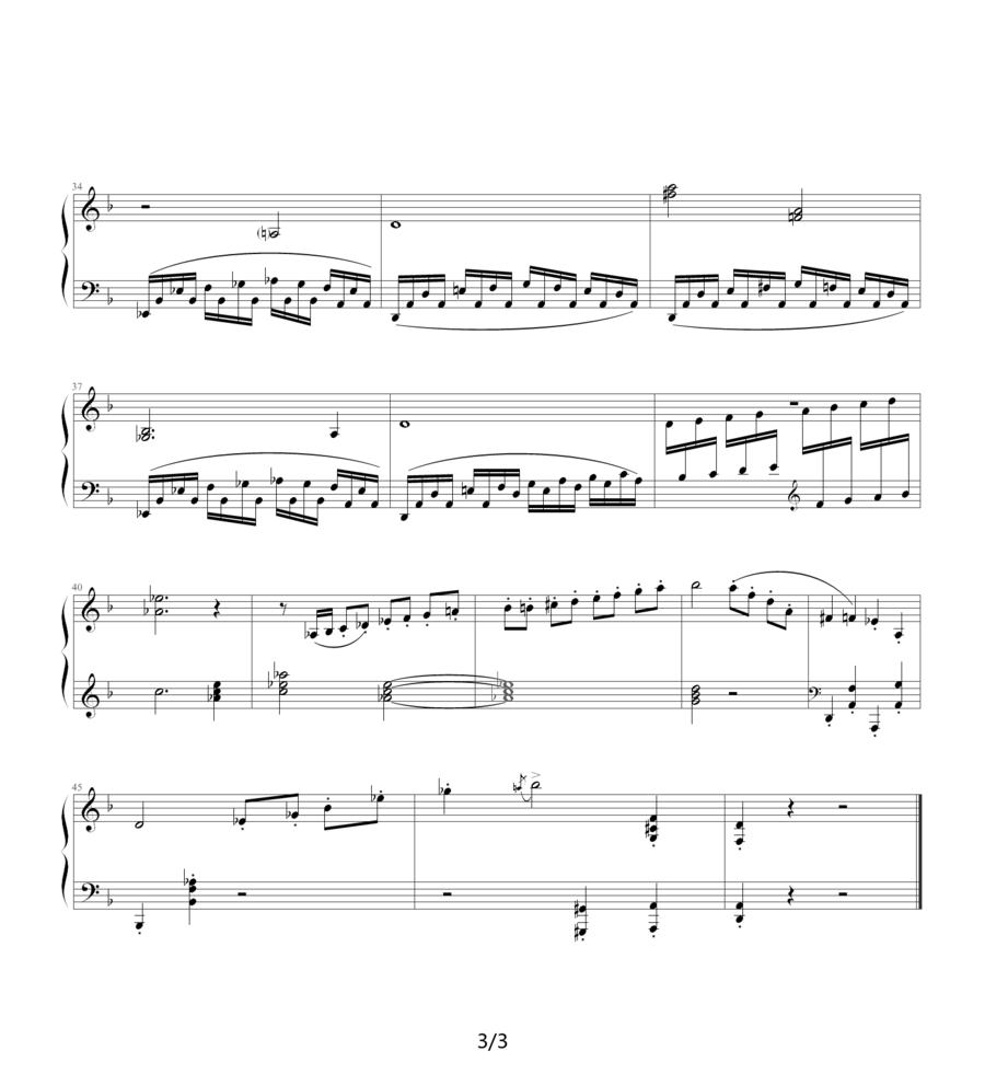 肖斯塔科维奇—前奏曲（24）：d小调钢琴曲谱（图3）