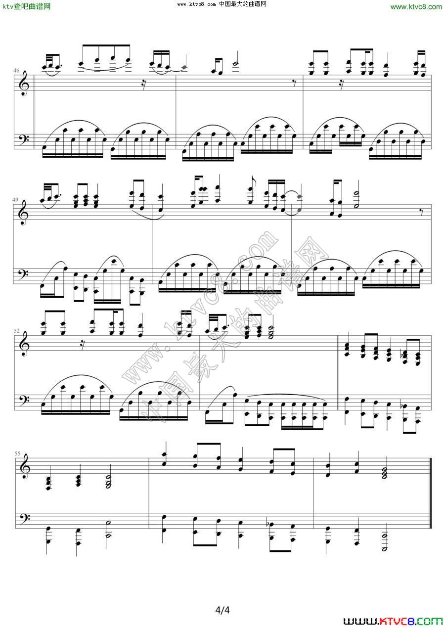 Let it be钢琴曲谱（图4）