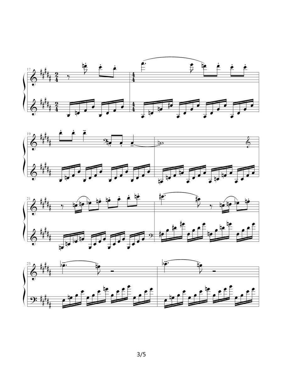 肖斯塔科维奇—前奏曲（12）：升g小调钢琴曲谱（图3）