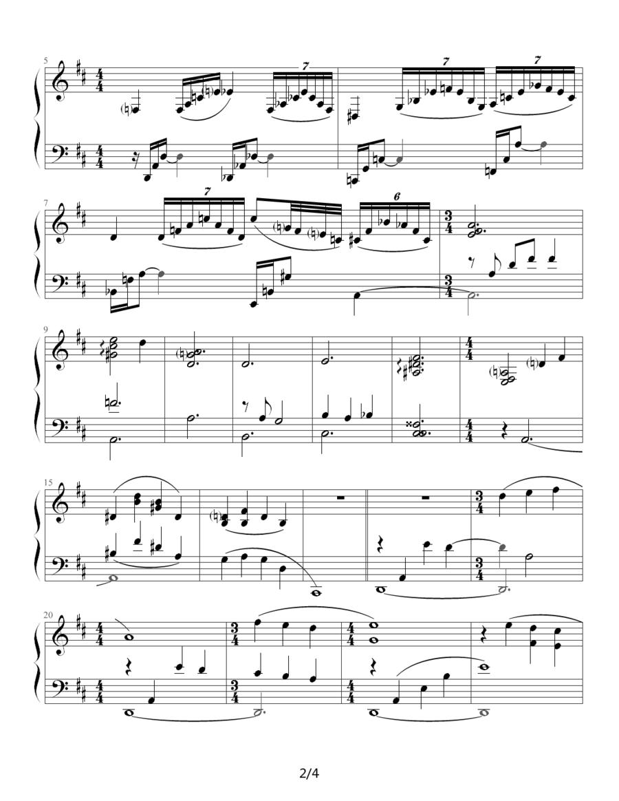 playinglove - 海上钢琴师钢琴曲谱（图2）