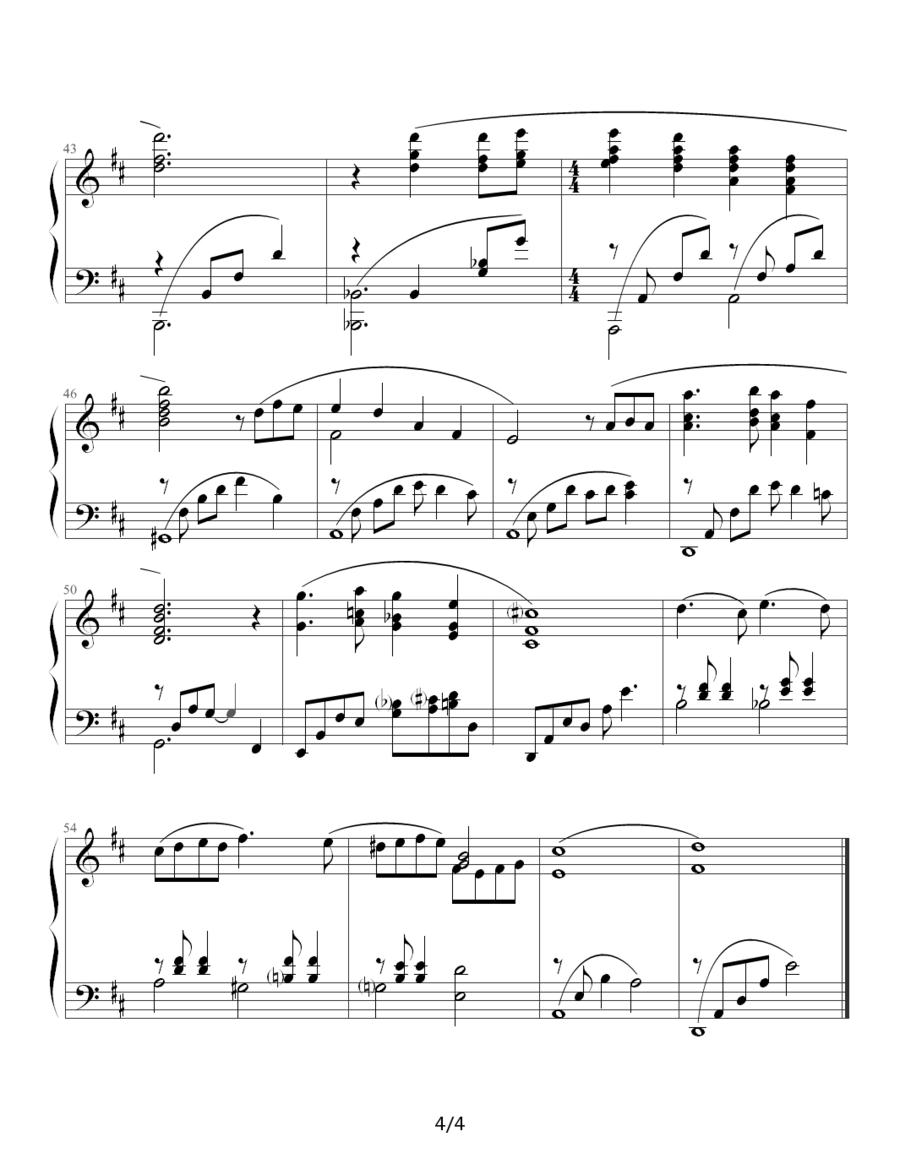 playinglove - 海上钢琴师钢琴曲谱（图4）