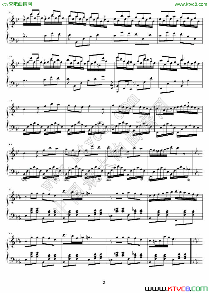 回旋曲（二 ）钢琴曲谱（图1）