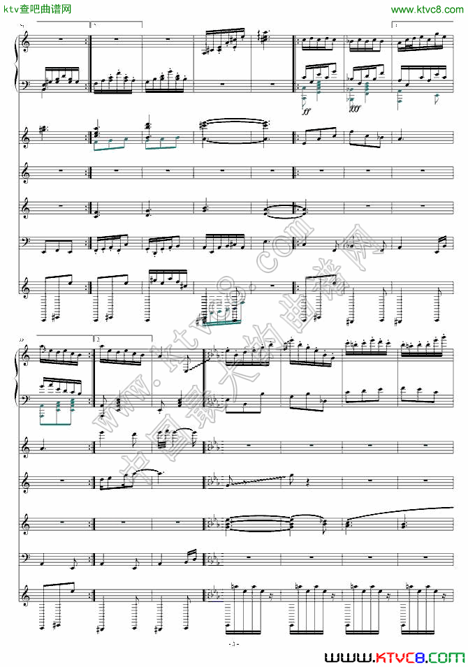 月之六重奏（改3）钢琴曲谱（图1）