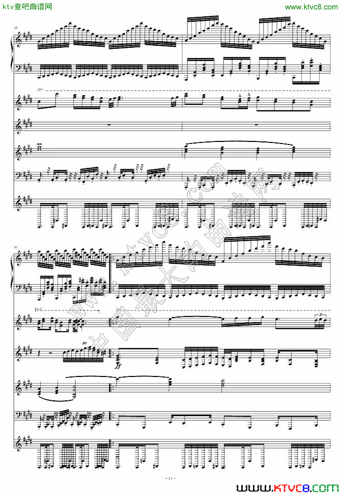 月之六重奏（改11）钢琴曲谱（图1）