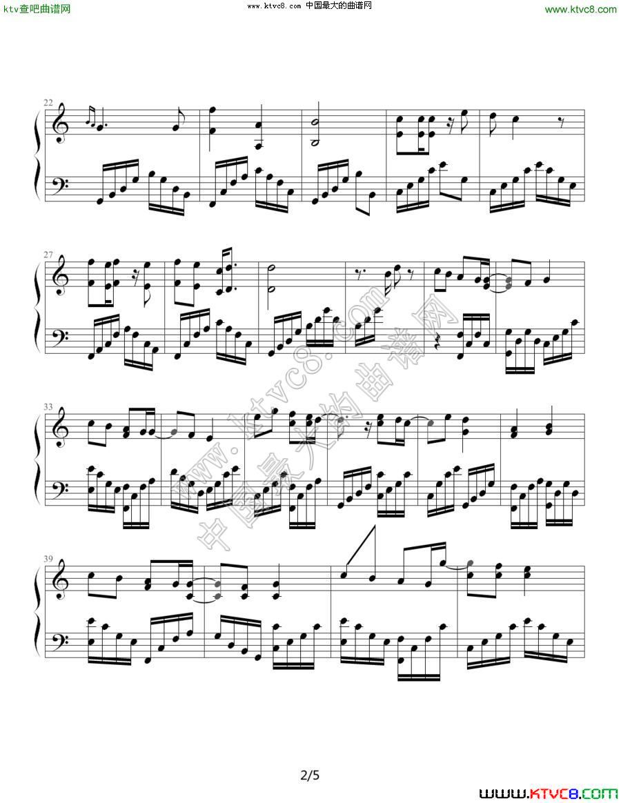 My Love钢琴谱2钢琴曲谱（图1）