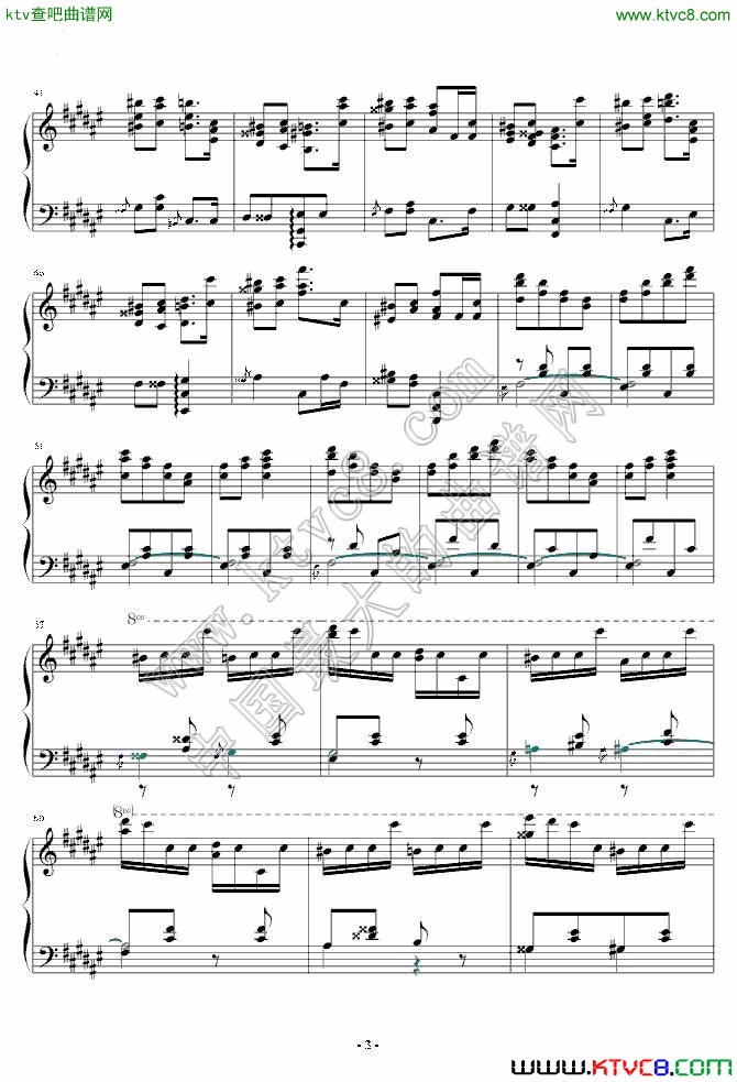 匈牙利狂想曲第二号【霍洛维茨版】4钢琴曲谱（图1）