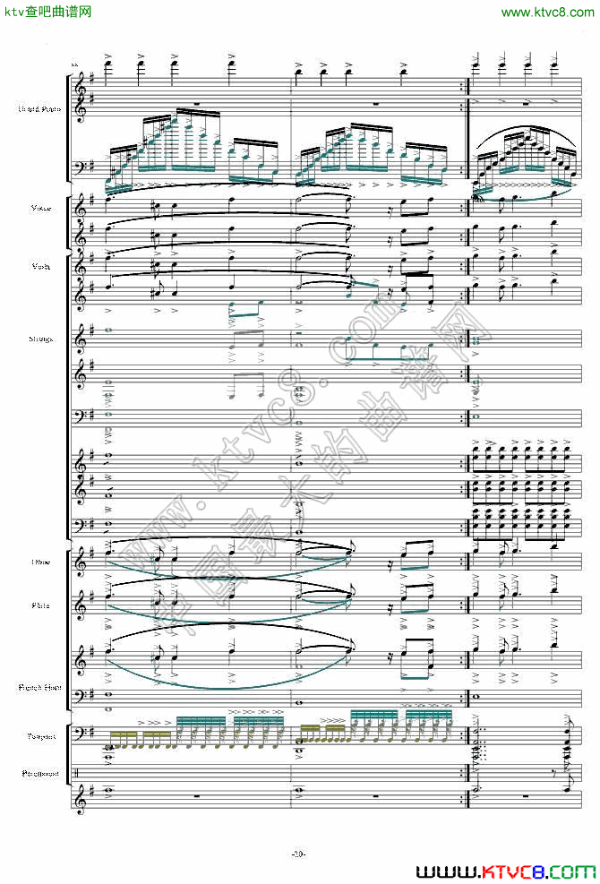 天空之城—震撼现代交响版20钢琴曲谱（图1）