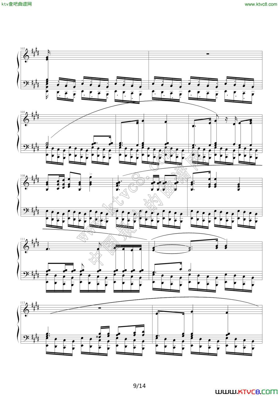 英雄波兰舞曲9钢琴曲谱（图1）