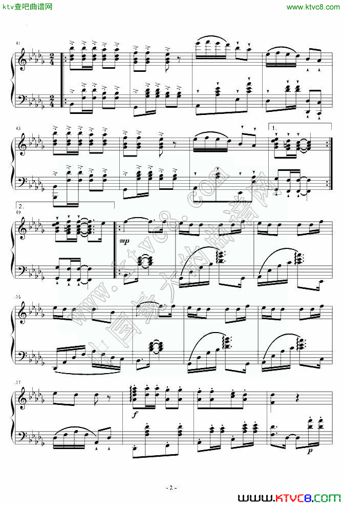 睫毛弯弯钢琴改编正式版2钢琴曲谱（图1）