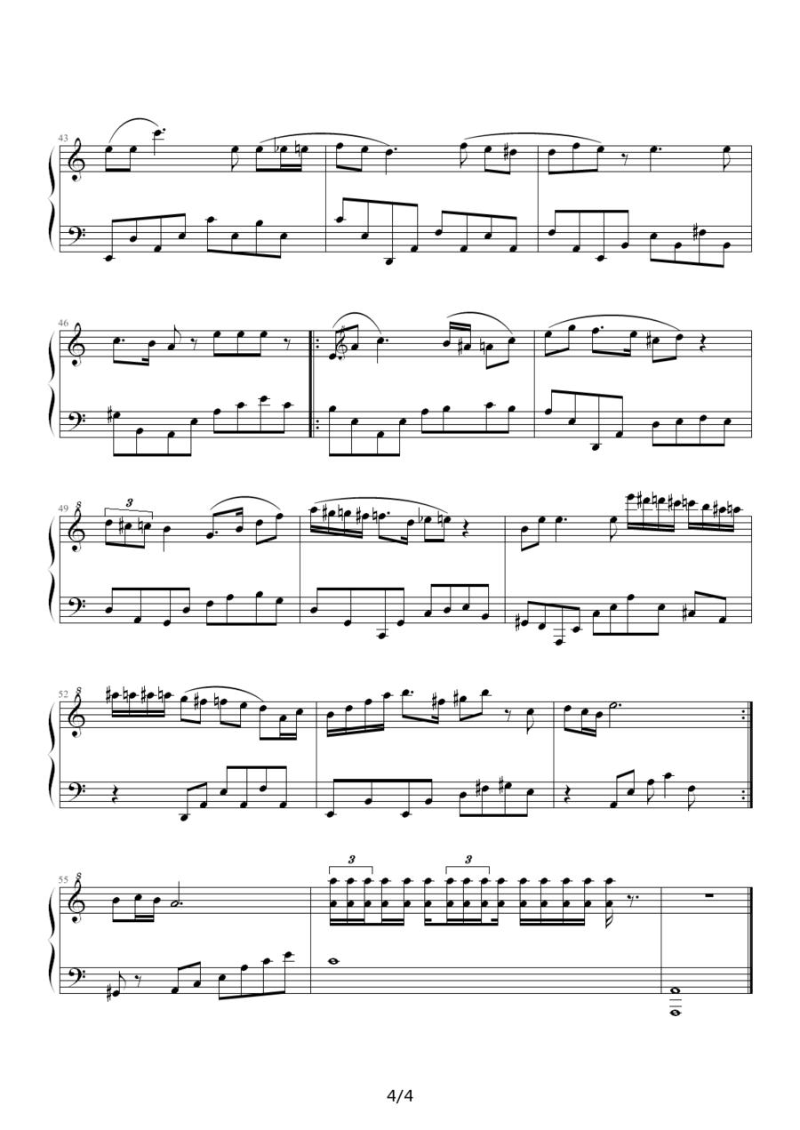 舞曲 作品 R.9钢琴曲谱（图4）