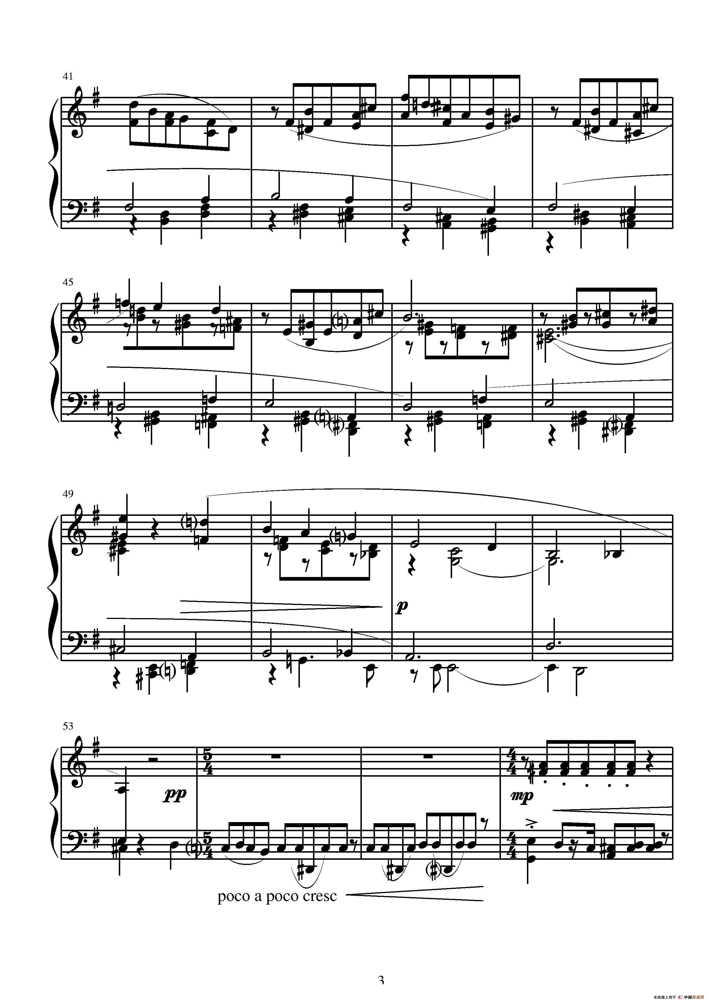 第五钢琴奏鸣曲钢琴曲谱（图9）