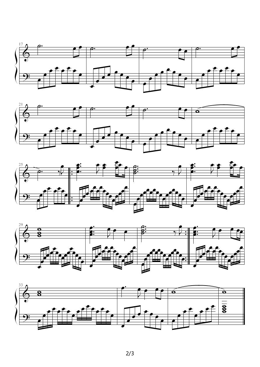 百分之四十九钢琴曲谱（图2）
