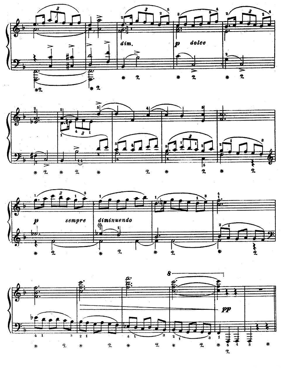亚历山大·鲍罗丁—小组曲（2）钢琴曲谱（图3）