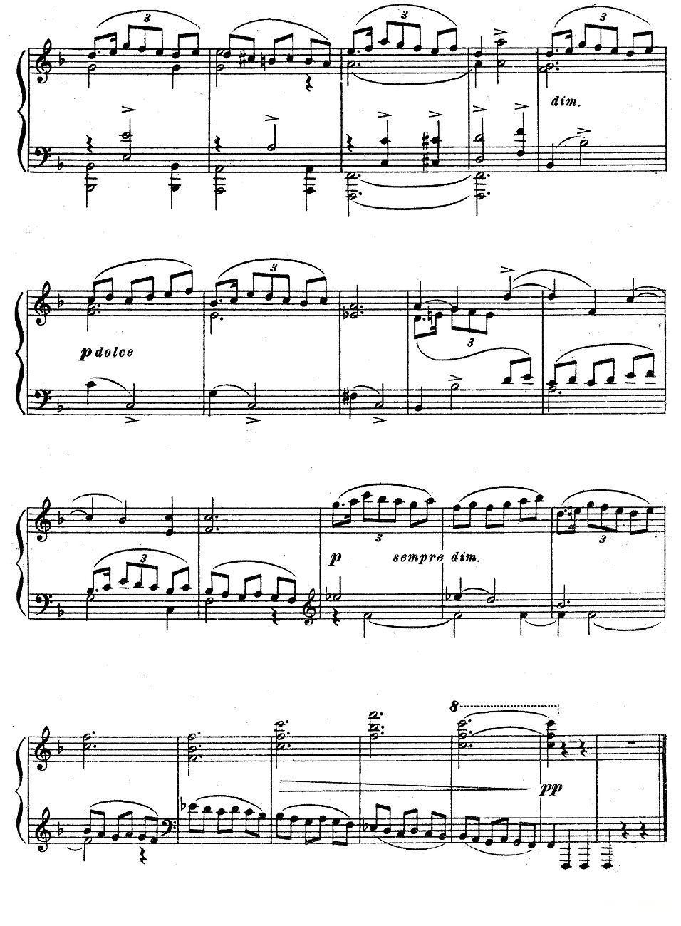 亚历山大·鲍罗丁—小组曲（2）钢琴曲谱（图6）