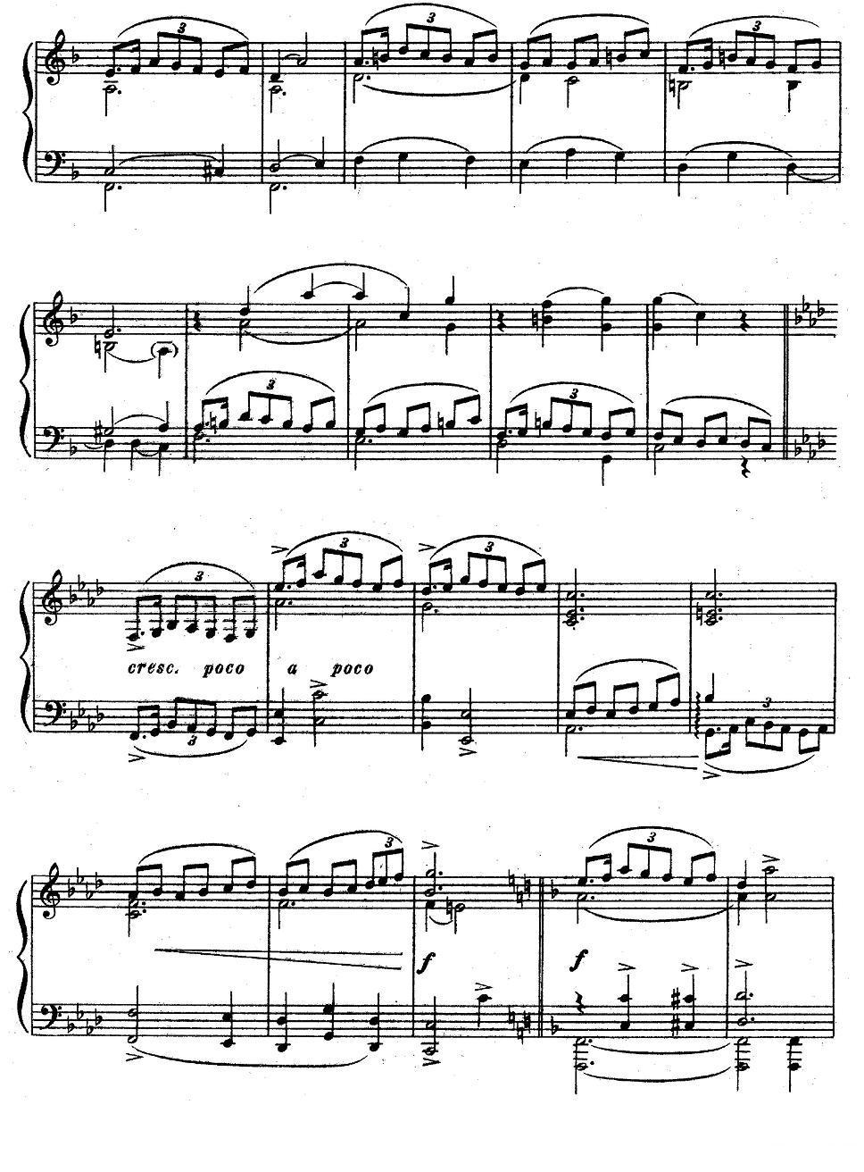 亚历山大·鲍罗丁—小组曲（2）钢琴曲谱（图5）