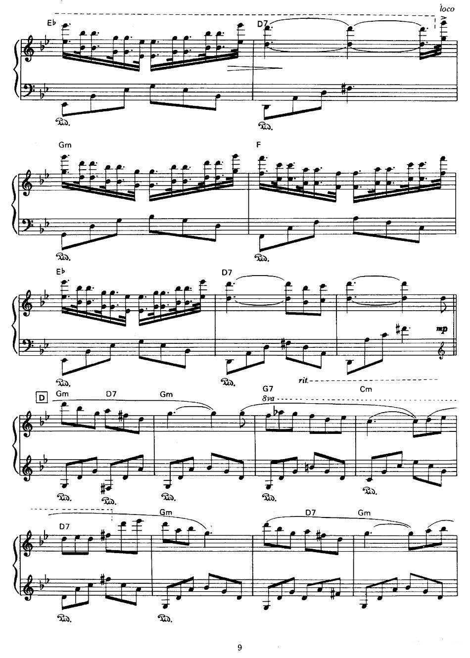 Les Fleurs Sauvages （野花）钢琴曲谱（图12）