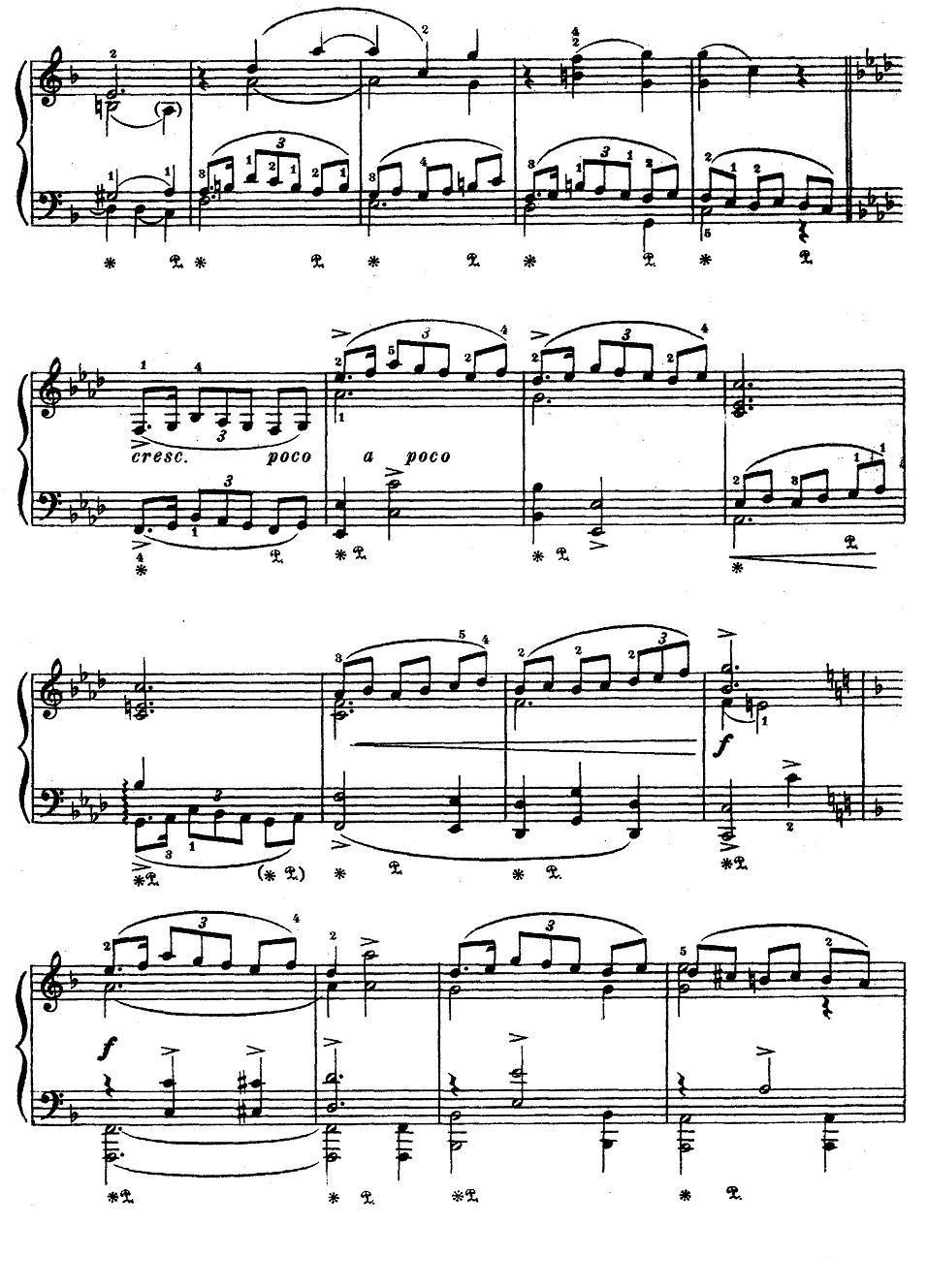 亚历山大·鲍罗丁—小组曲（2）钢琴曲谱（图2）