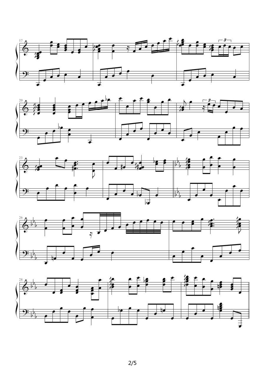 Merry Christmas Darling钢琴曲谱（图2）