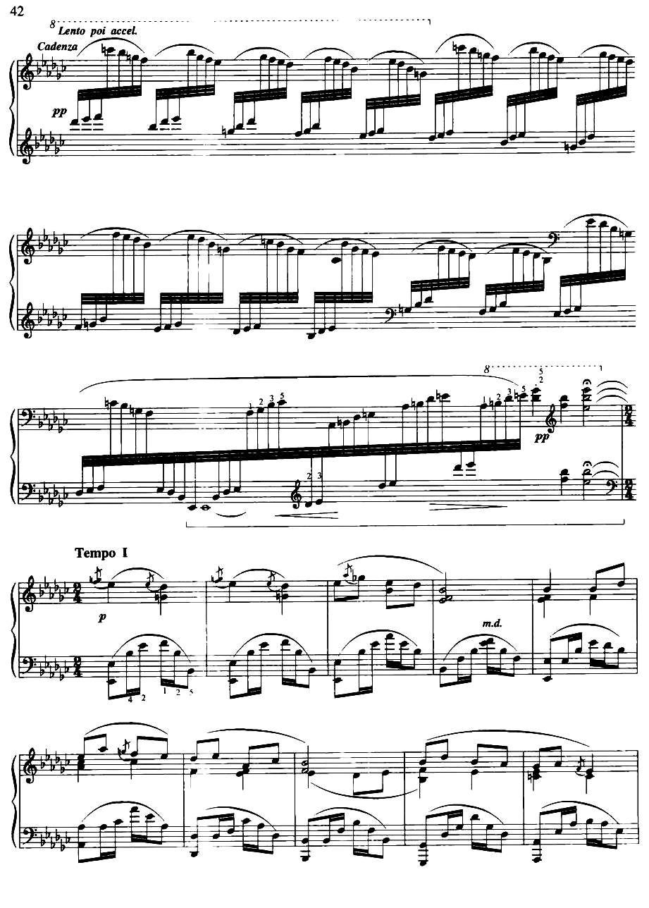 前奏曲二首：二、筝箫吟钢琴曲谱（图4）
