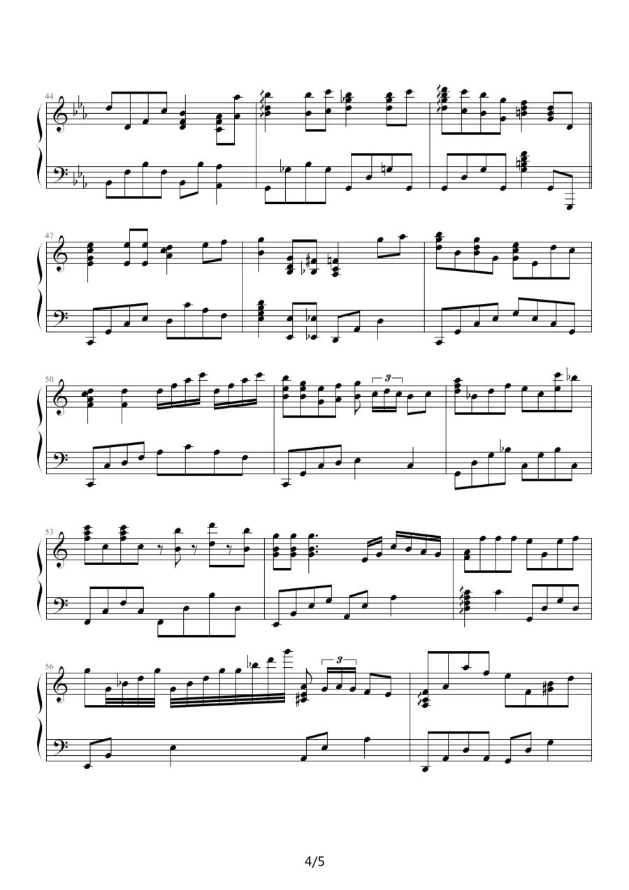 Merry Christmas Darling钢琴曲谱（图4）
