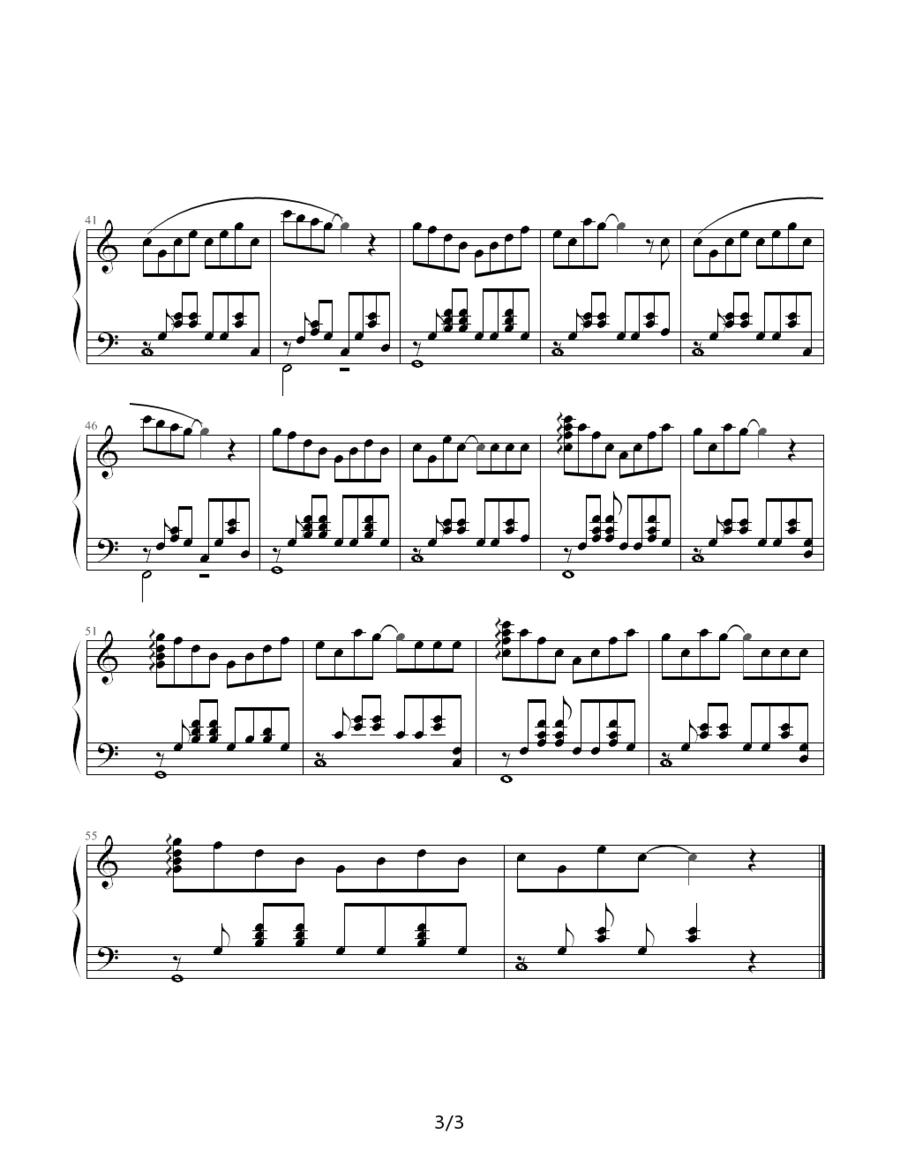 Music Box Dancer钢琴曲谱（图3）