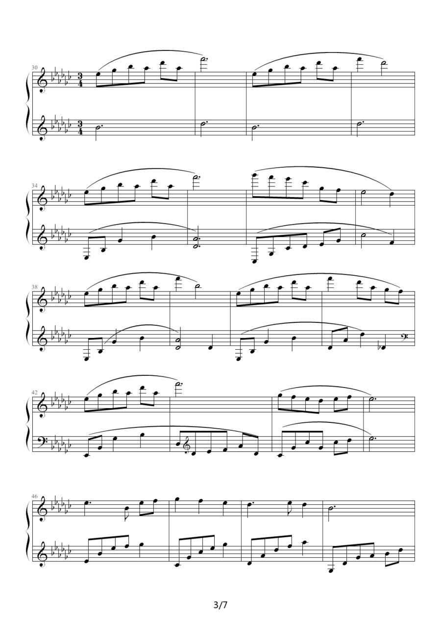 EndingTheme钢琴曲谱（图3）