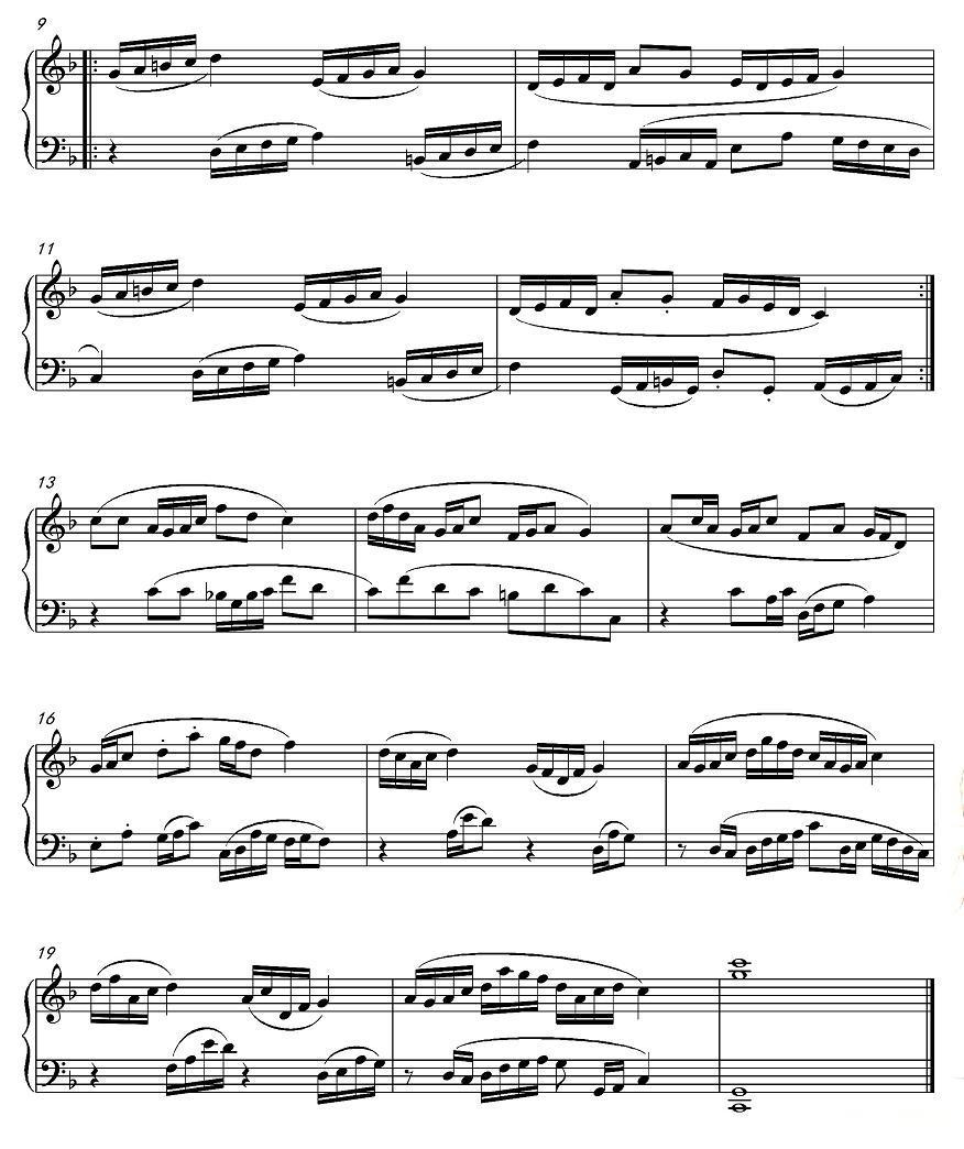 秋嬉（儿童组曲《四季》之三）钢琴曲谱（图2）