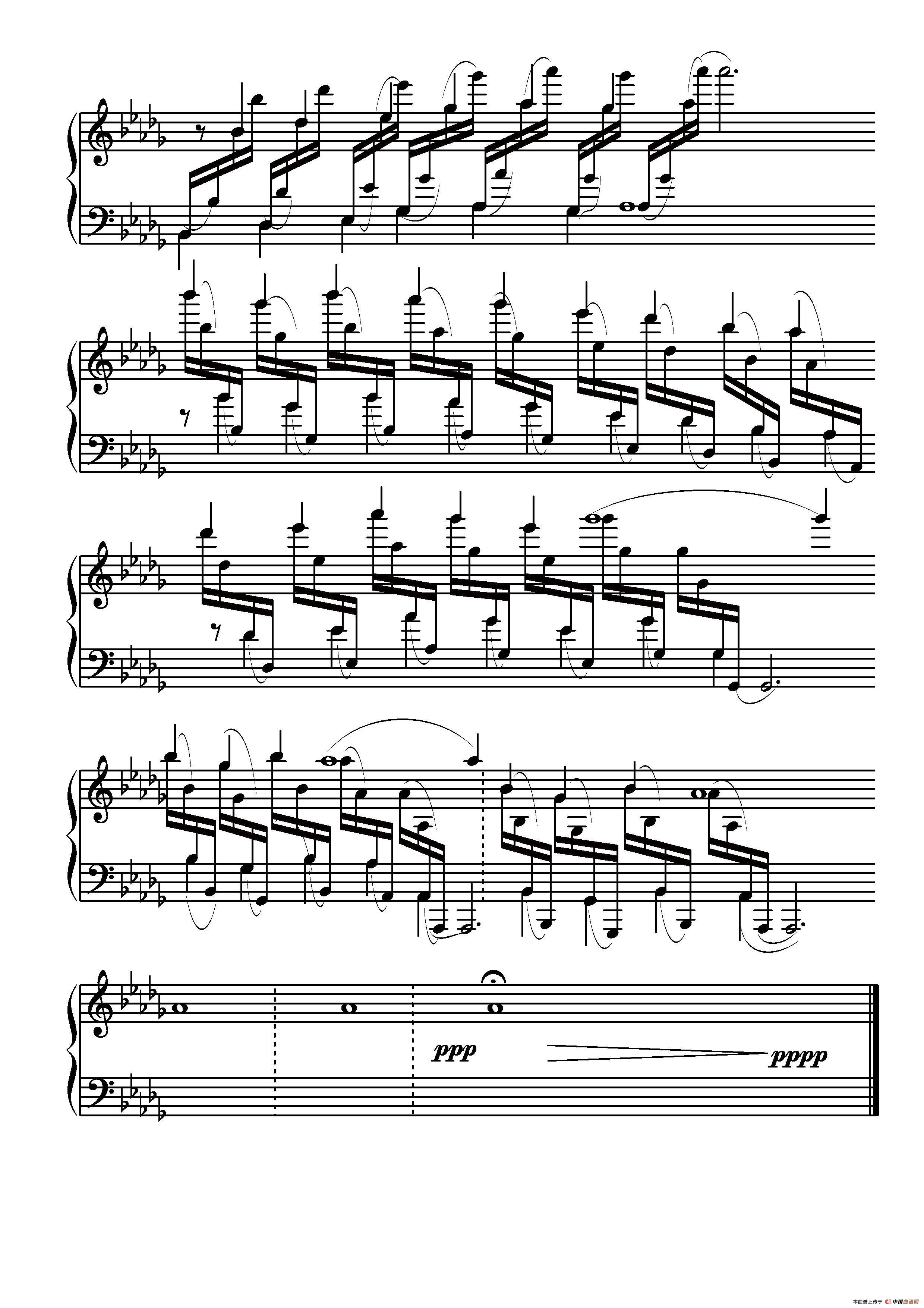 第三钢琴奏鸣曲（第三乐章）钢琴曲谱（图3）