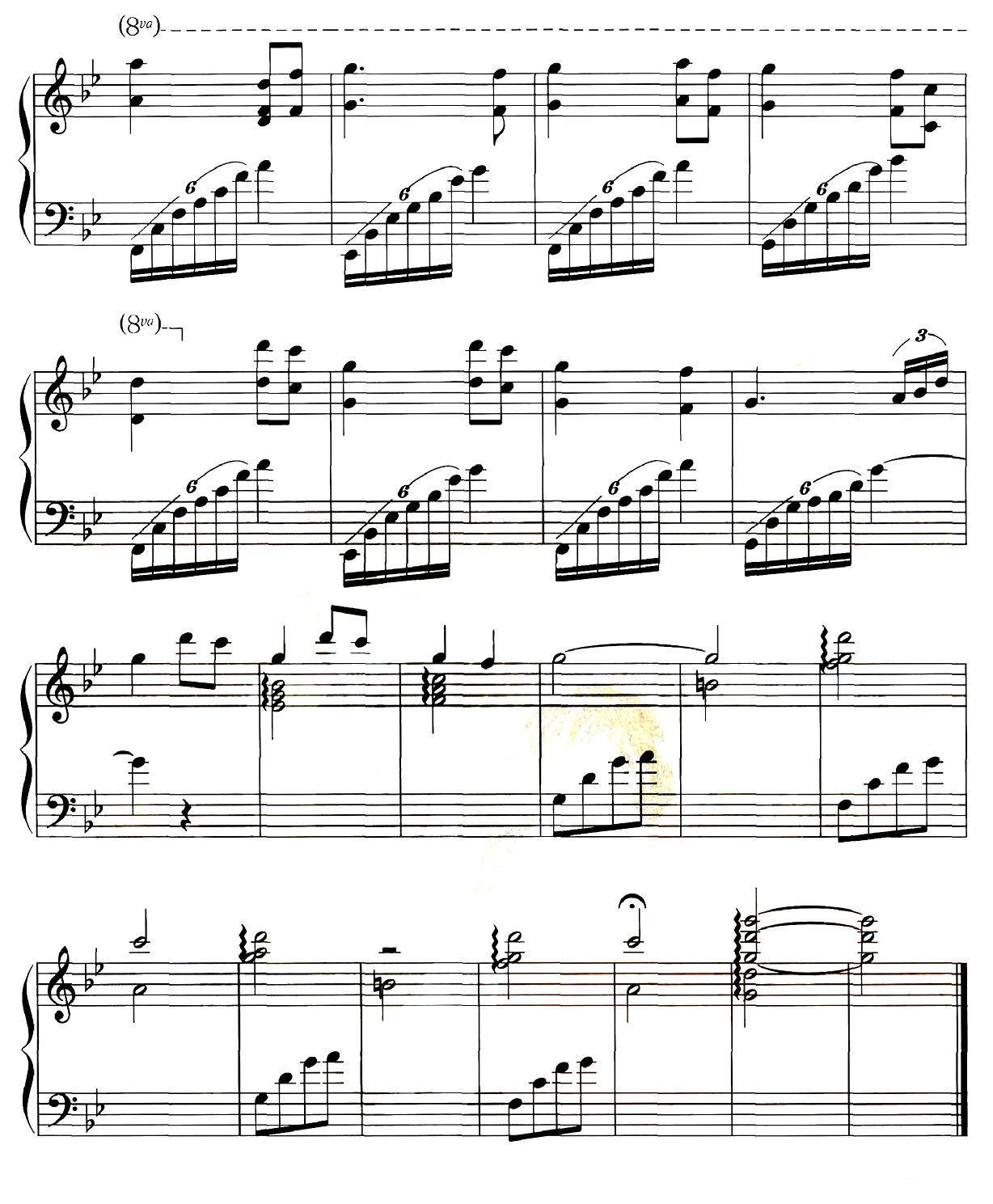 穿越时空的思念钢琴曲谱（图3）