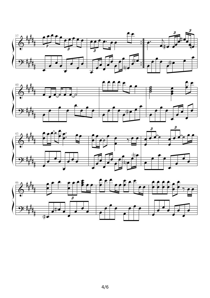 刻不容缓钢琴曲谱（图4）