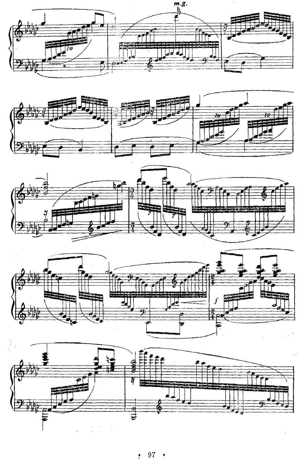 夜泊钢琴曲谱（图9）