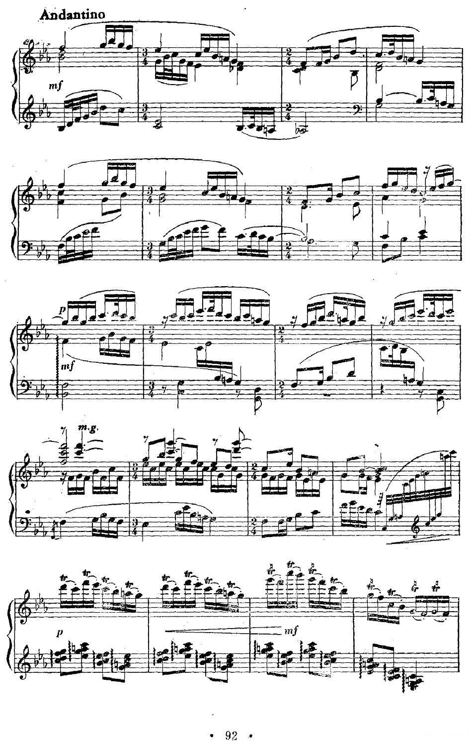 夜泊钢琴曲谱（图4）
